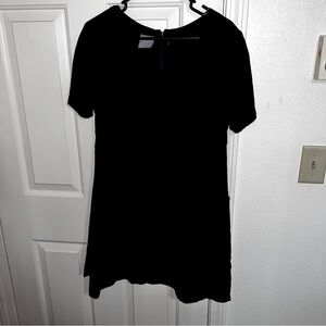 Vintage Rabbit Rabbit Rabbit Womens Short Dress Size 16 Black